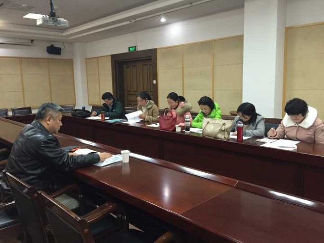 徐岩副校长参加江南在线学院大外拓展部党支部专题组织生活