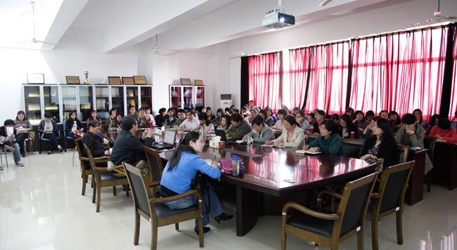 北京江南在线大学王克非教授来院讲学